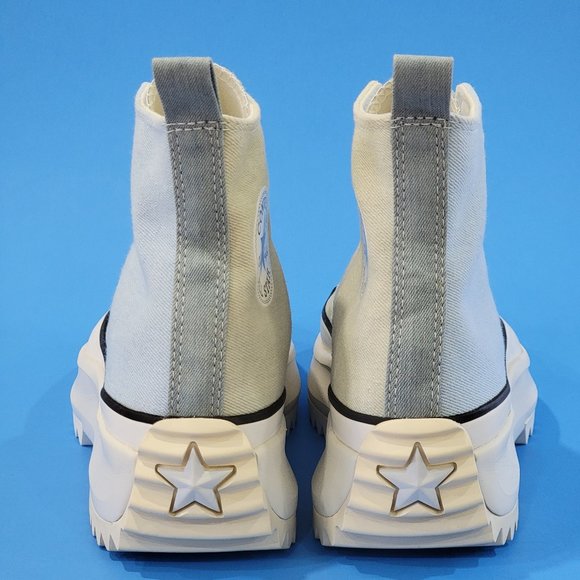 Converse Run Star Hike High 'Summer Denim' Men's Platform Sneakers 171894C NWT - Picture 5 of 6